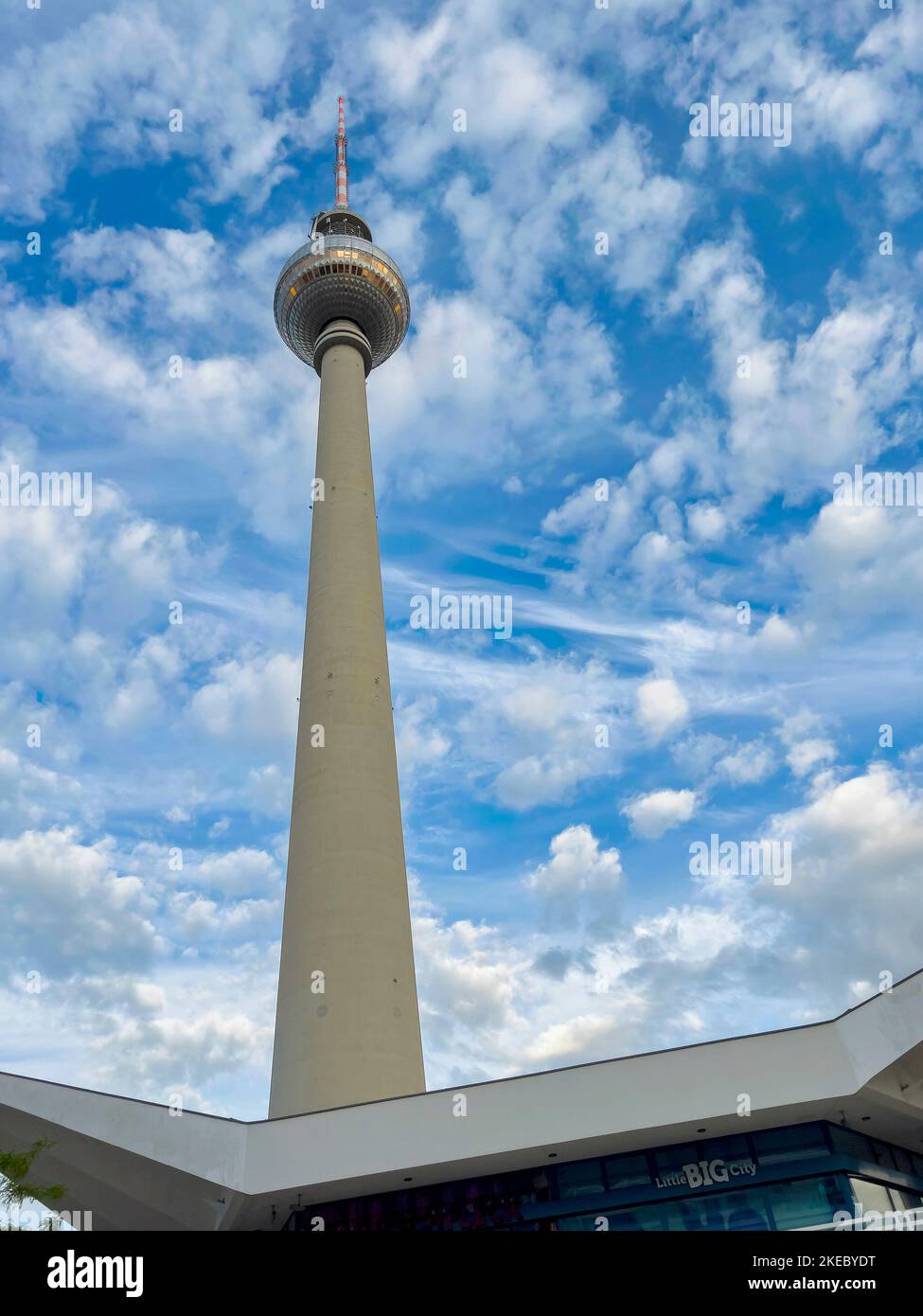 La torre della TV, Alexanderplatz di Berlino, Germania, Europa Foto Stock