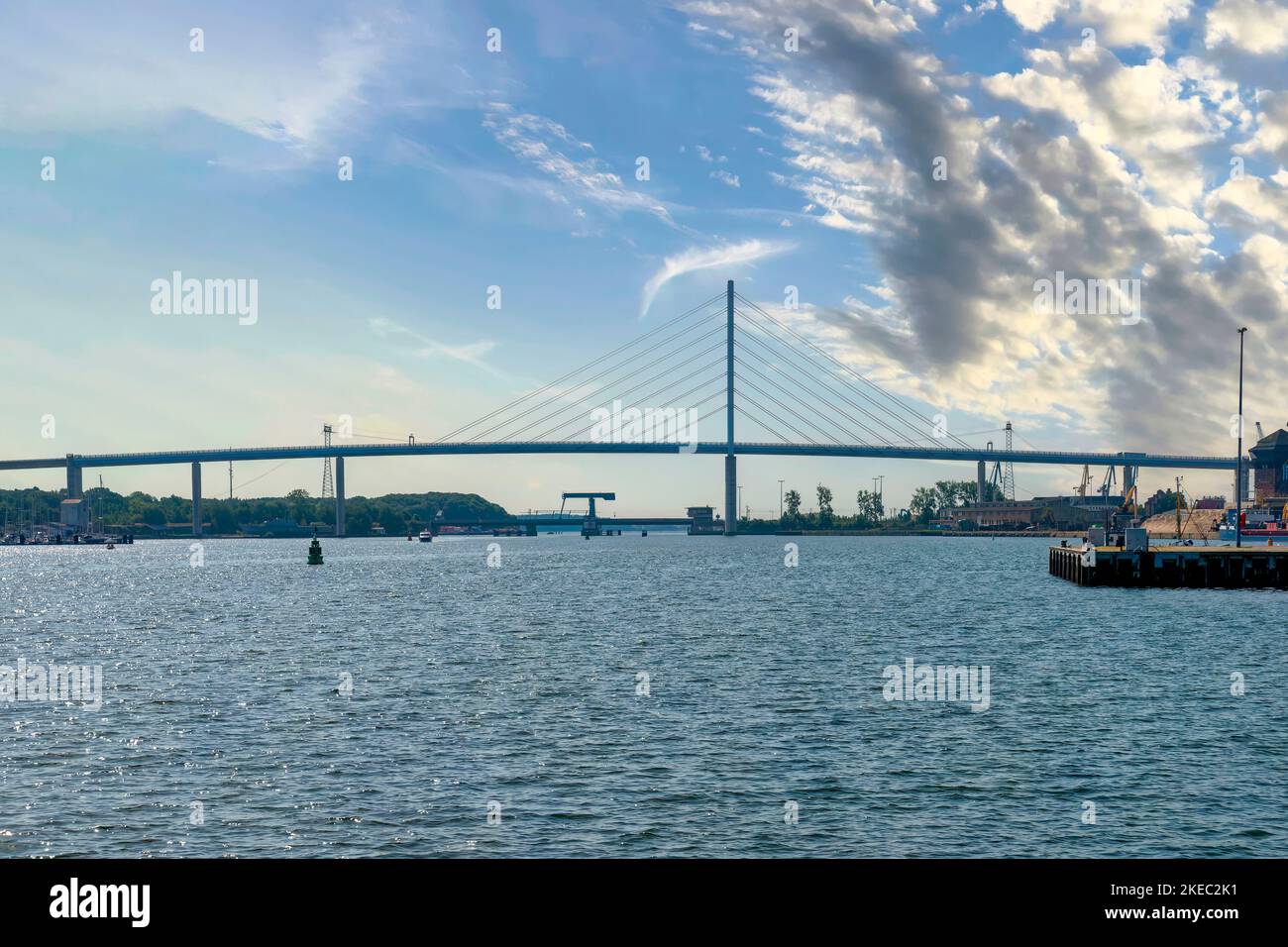 Il ponte Rügen a Stralsund, Usedom, Meklenburg-Pomerania Occidentale, Germania, Europa Foto Stock