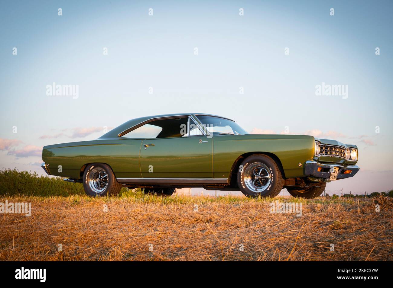 Plymouth Road Runner, anno 1968, muscle car, auto d'epoca, auto classica, Mopar, Auto classica Foto Stock