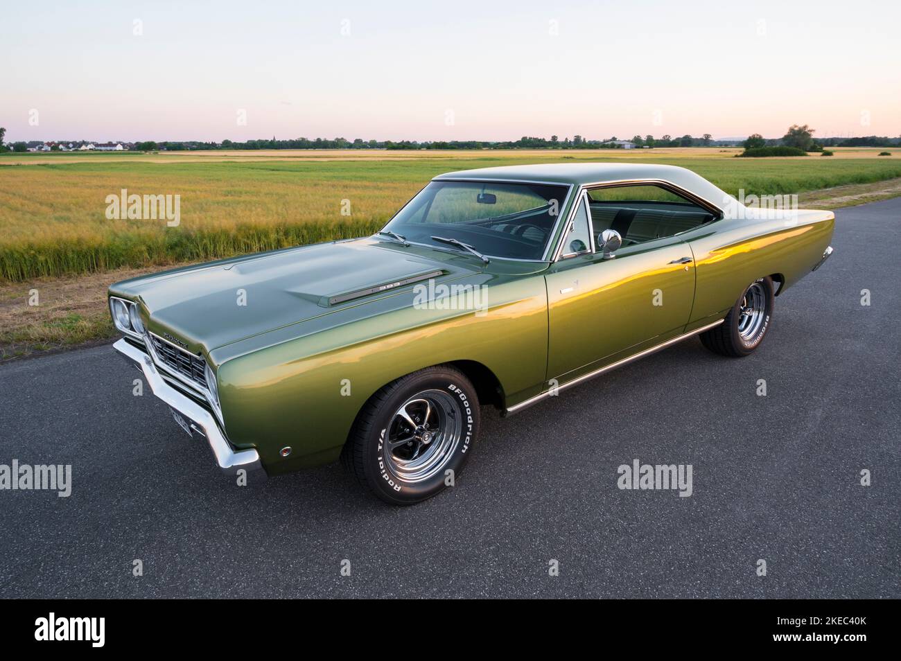 Plymouth Road Runner, anno 1968, muscle car, auto d'epoca, auto classica, Mopar, Auto classica Foto Stock