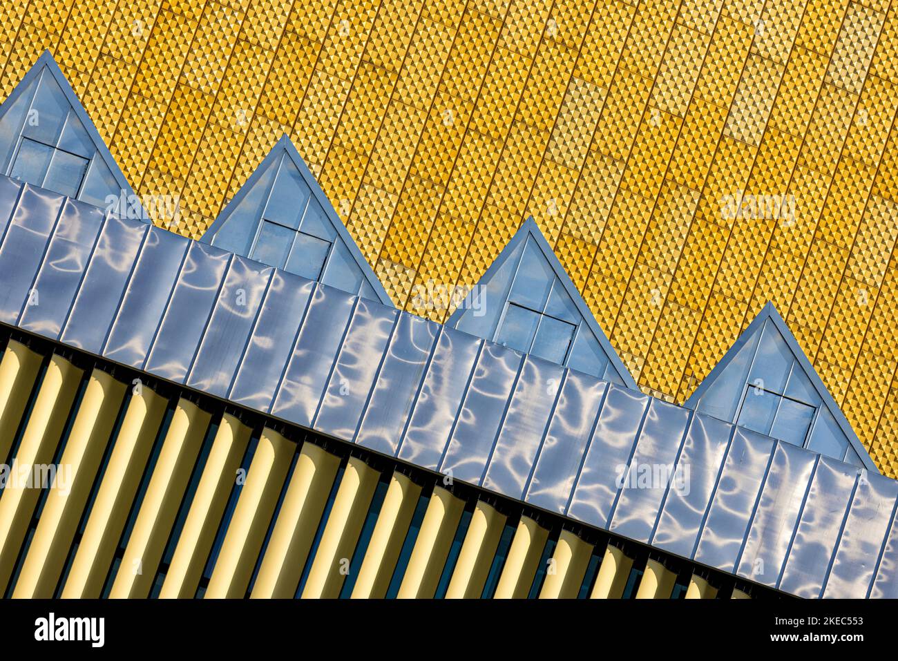Architettura astratta. Berlino, Germania. Foto Stock