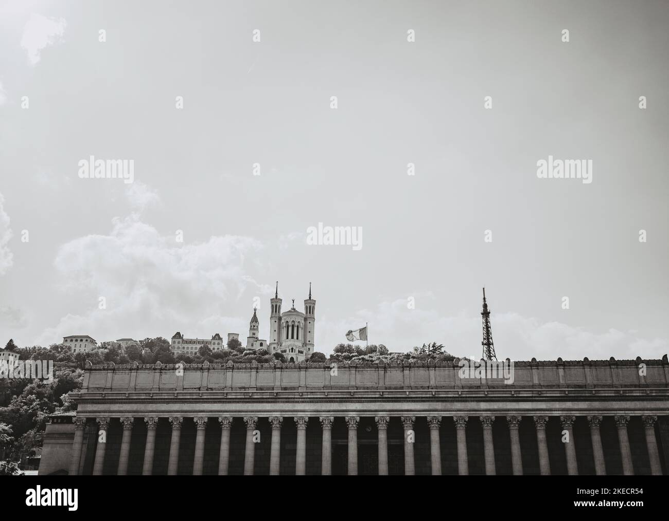 Francia, Lione, vista sulla città Foto Stock
