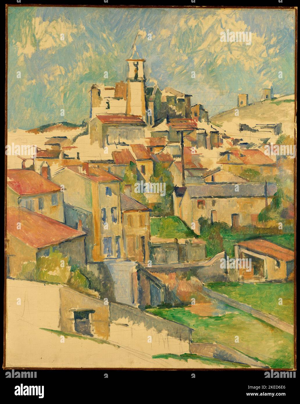 Gardanne. Paul Cézanne. 1885–86. Foto Stock