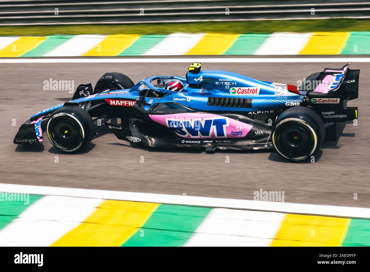 San Paolo, Brasile. 11th Nov 2022. Esteban OCON (fra) Alpine F1 Team A522. 11.11.2022. Campionato del mondo Formula 1, Rd 21, Gran Premio del Brasile, San Paolo, Brasile, Giornata di qualificazione. Il credito fotografico dovrebbe essere: XPB/immagini dell'Associazione Stampa. Credit: XPB Images Ltd/Alamy Live News Foto Stock