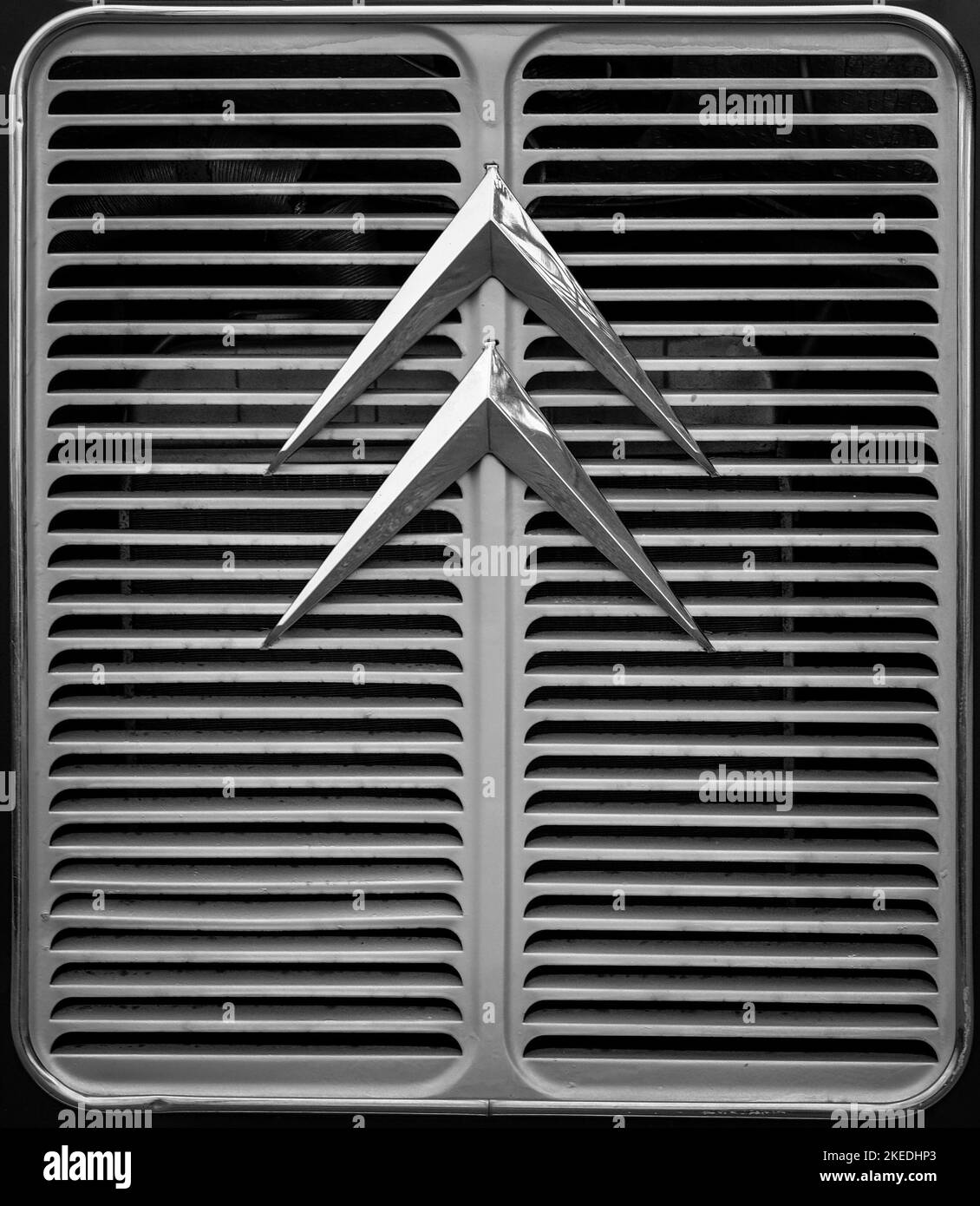 Logo e griglia auto Citroen vintage Foto Stock