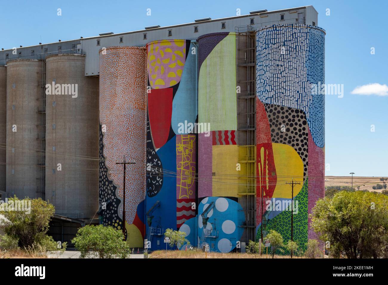 Silo Art, Northam, WA, Australia Foto Stock