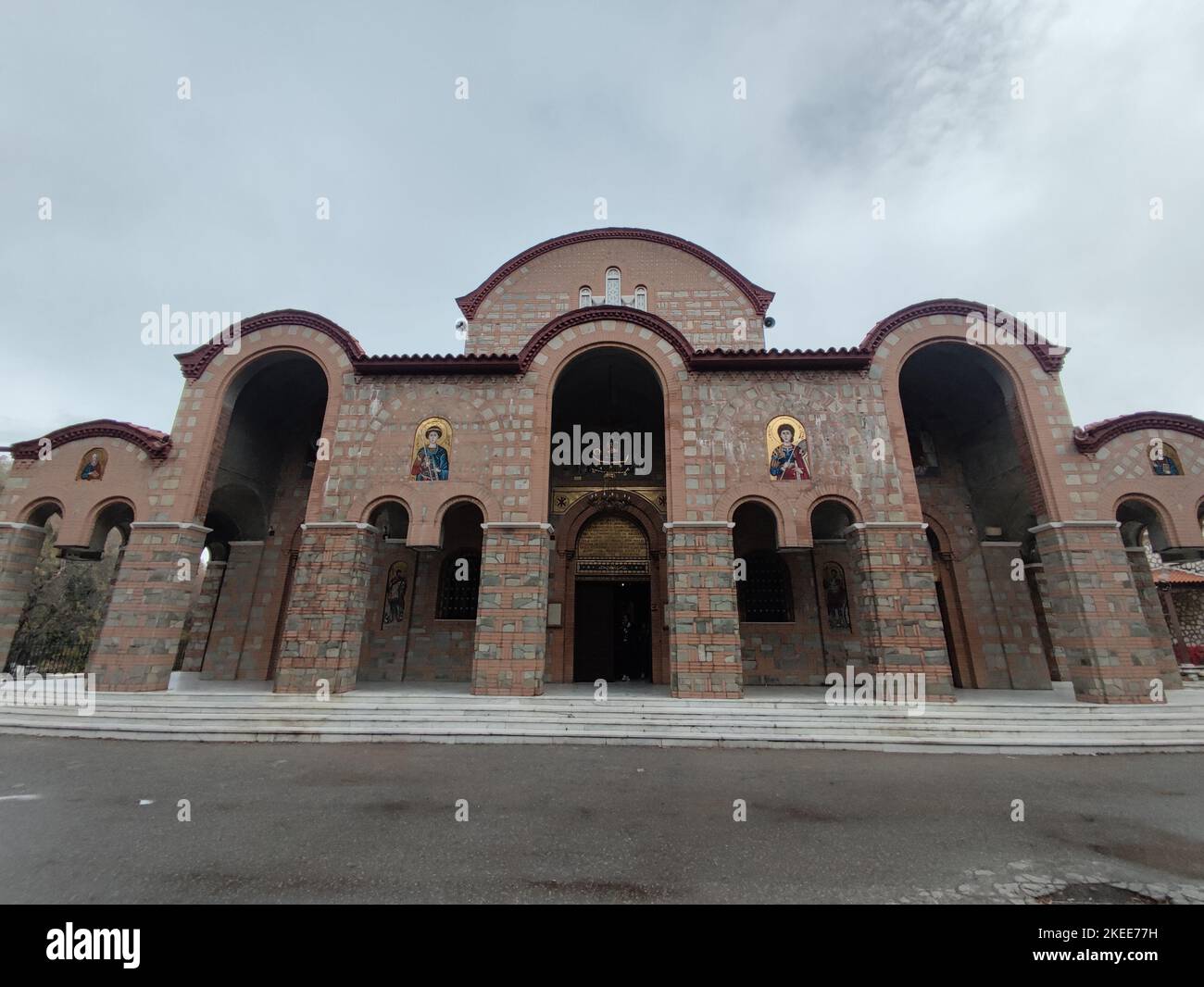 monastero di panagia sumela in veria, imathia, macedonia, grecia Foto Stock