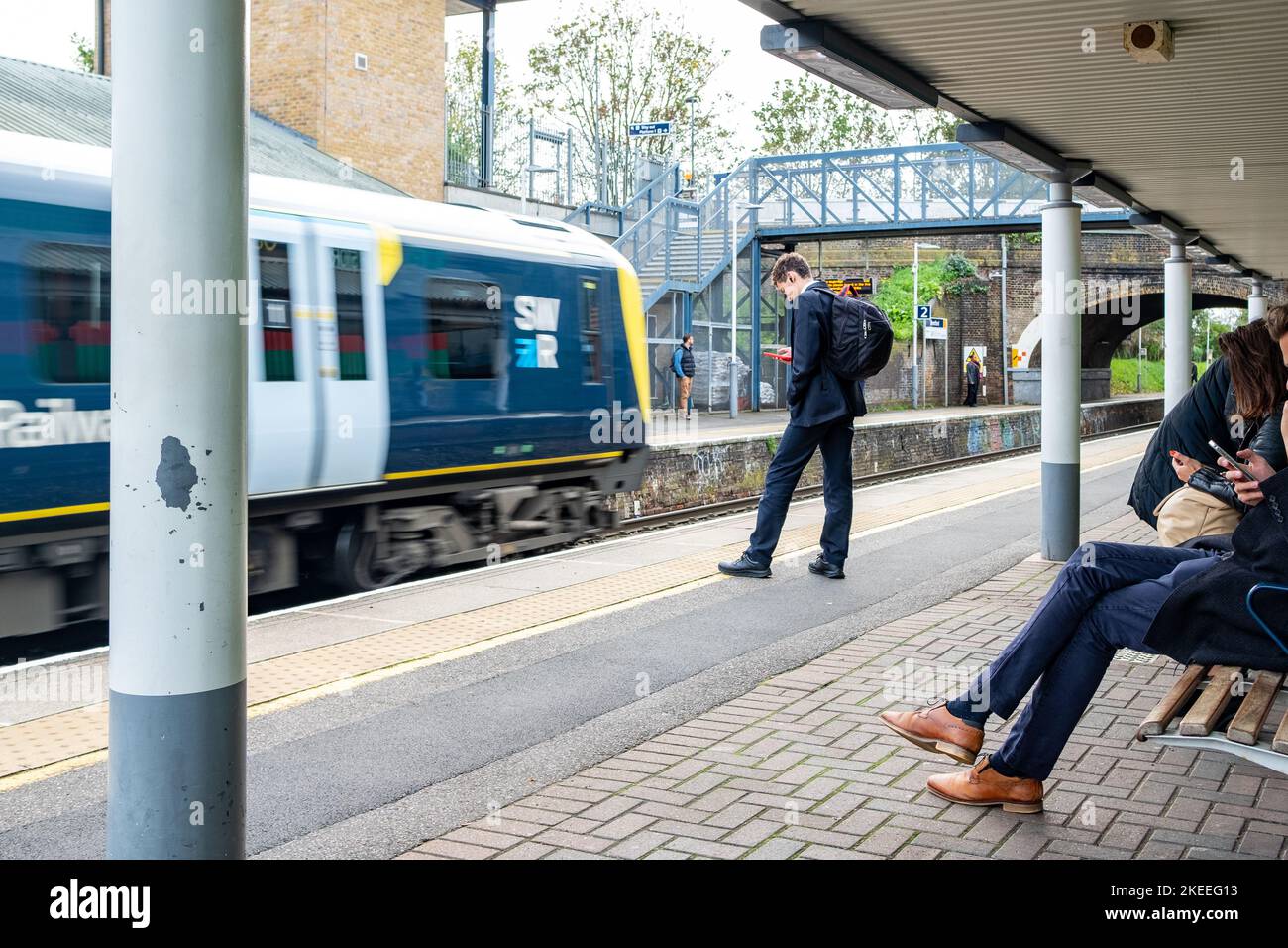 Londra - Novembre 2022: Stazione ferroviaria di Brentford a Hounslow, West London Foto Stock