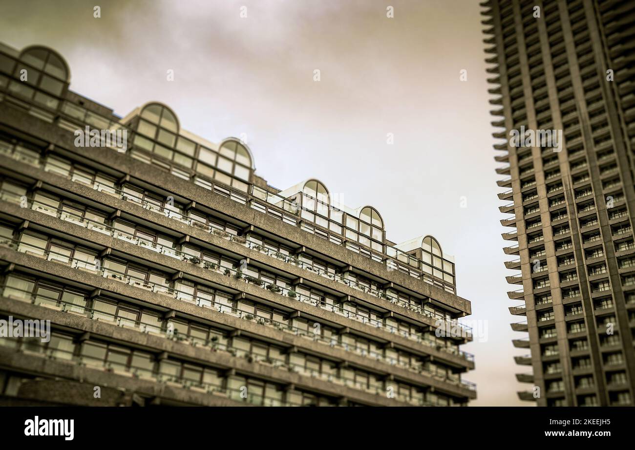 Londra, City, Architektur, Barbican Centre Foto Stock