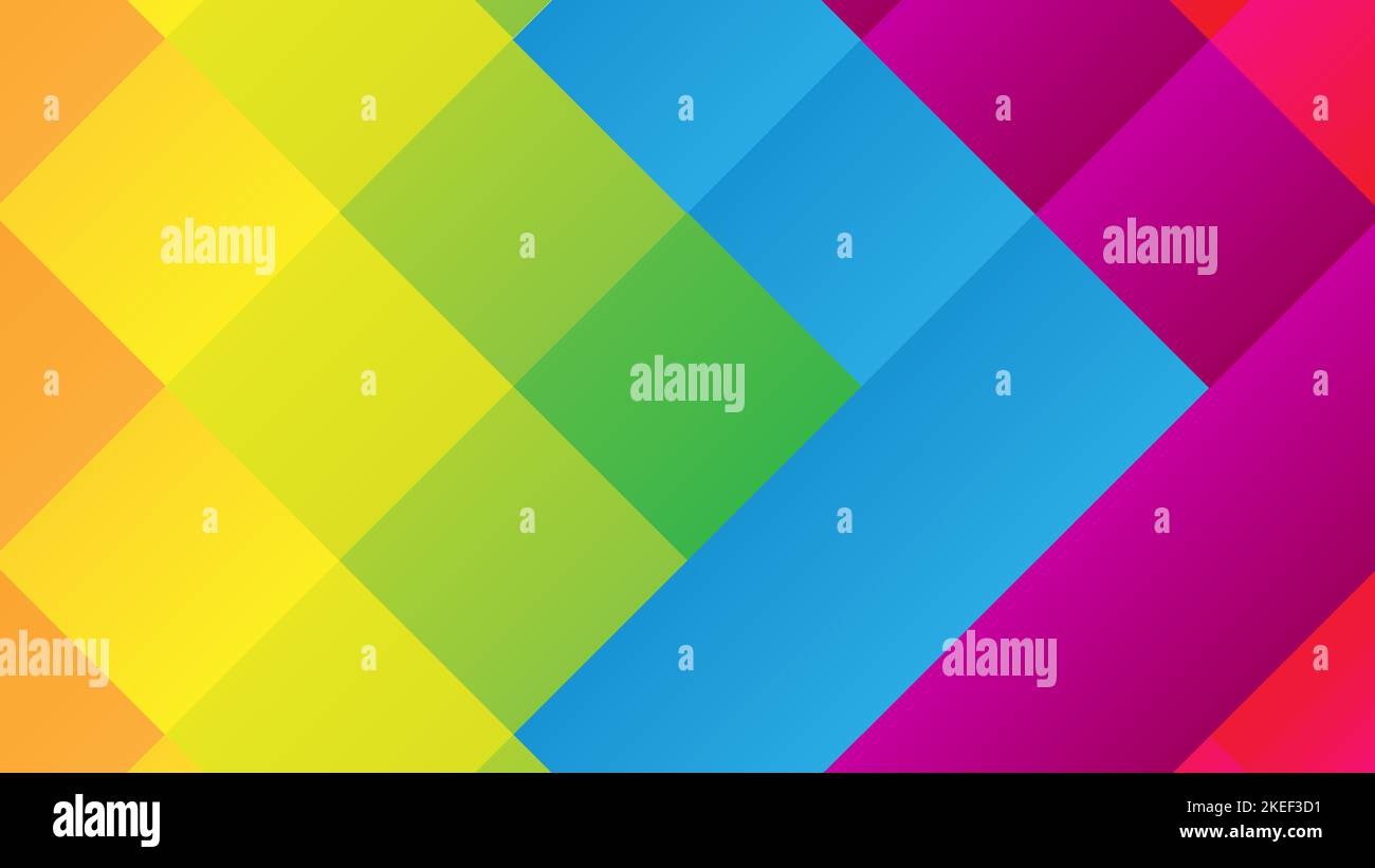 Sfondo astratto per desktop a colori, arancione, giallo, verde, blu, Sfondo sfumato rosso, viola Foto Stock