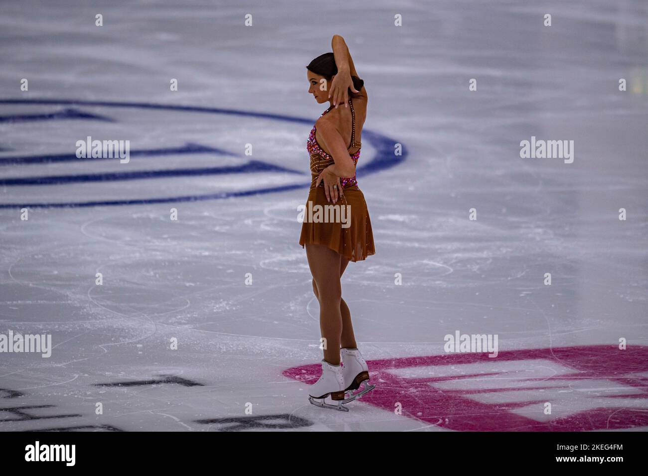 SHEFFIELD, Sheffield. 12th, novembre 2022. Partecipa al programma Women Short durante il Gran Premio ISU - MK John Wilson Trophy 2022 a ICE Sheffield sabato 12 novembre 2022. SHEFFIELD, Sheffield. Credit: Taka G Wu/Alamy Live News Foto Stock