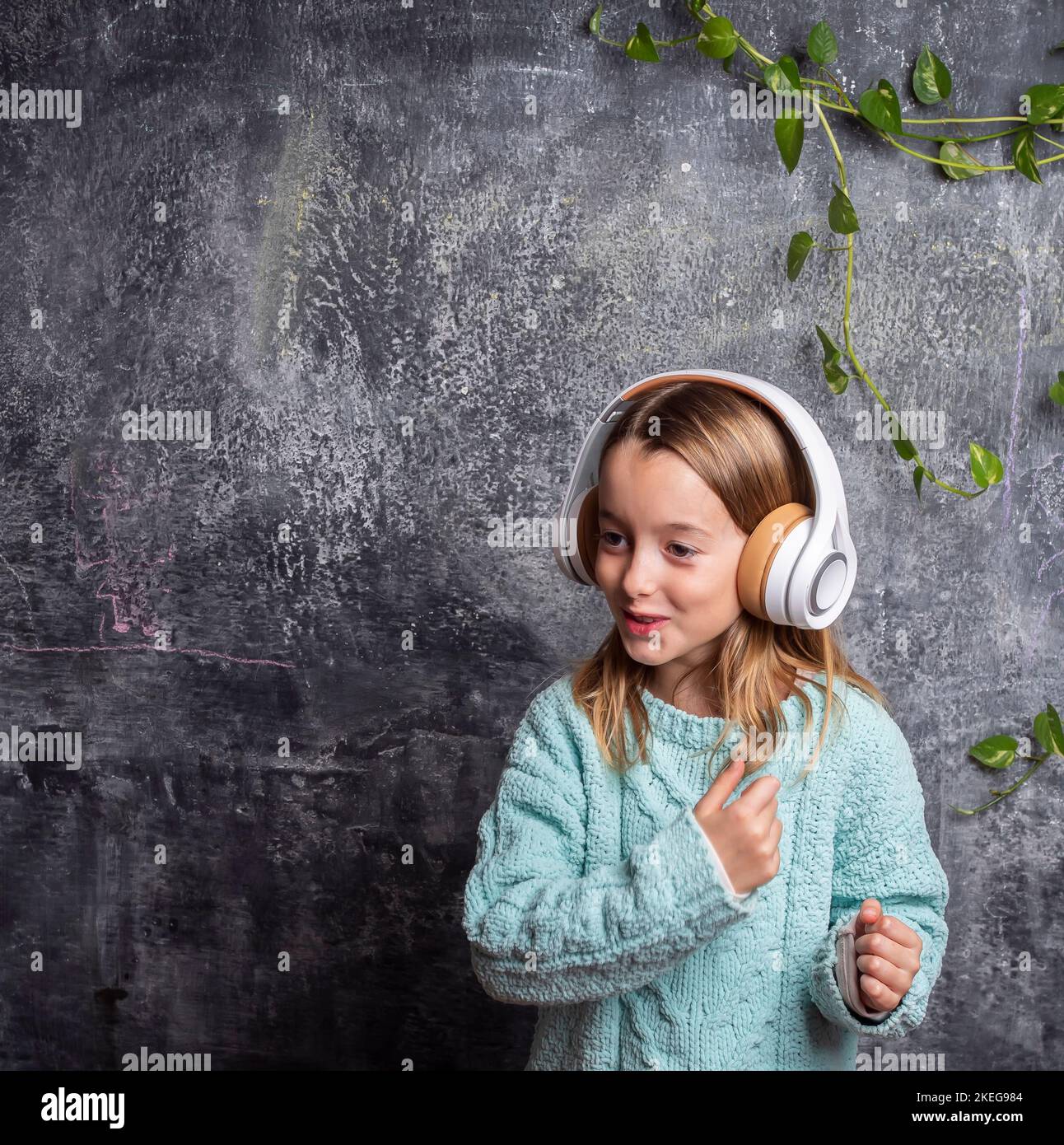 Adoro sempre la musica e la danza Foto Stock