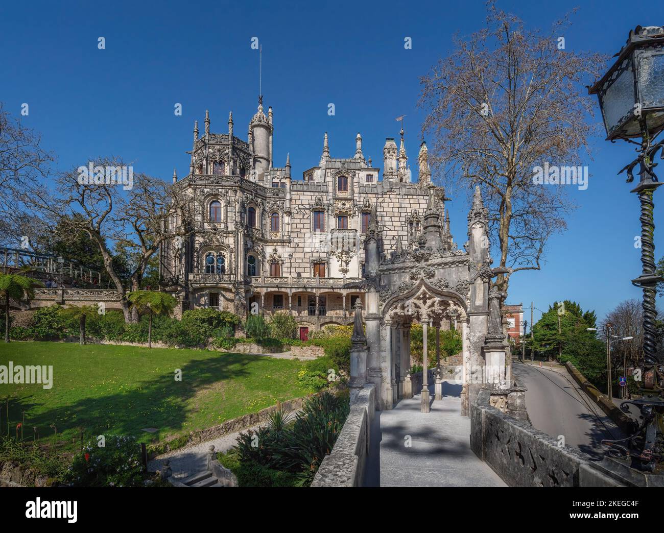 Quinta da Regaleira Palace - Sintra, Portogallo Foto Stock