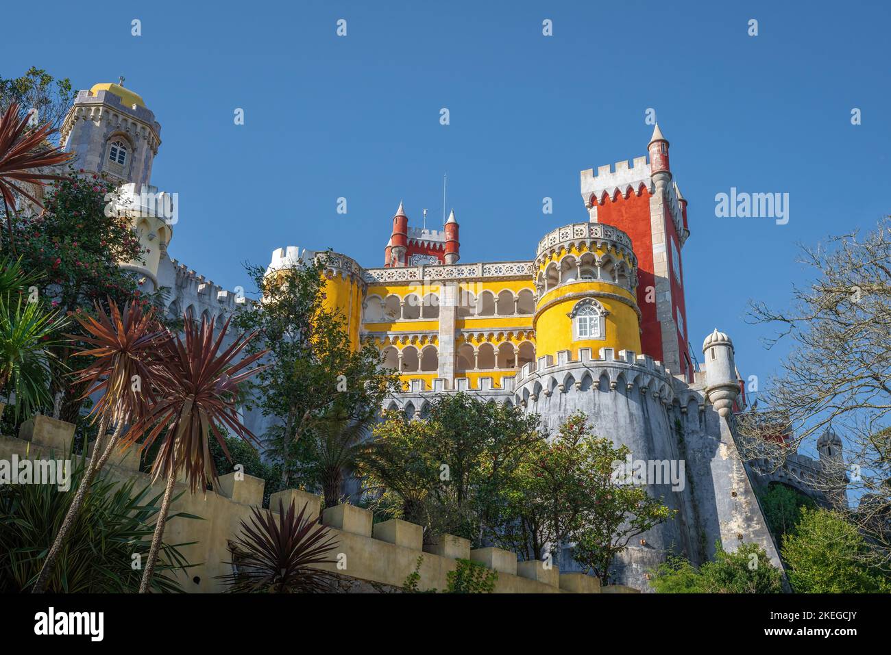 Pena Palace - Sintra, Portogallo Foto Stock