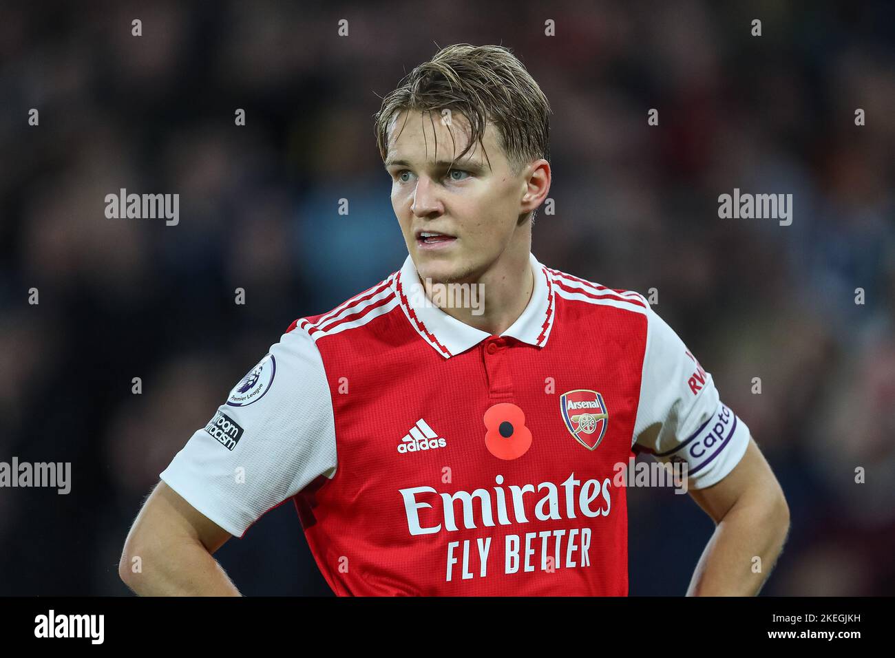 Wolverhampton, Regno Unito. 12th Nov 2022. Martin Ødegaard #8 di Arsenal durante la partita della Premier League Wolverhampton Wanderers vs Arsenal a Molineux, Wolverhampton, Regno Unito, 12th Novembre 2022 (Foto di Gareth Evans/News Images) Credit: News Images LTD/Alamy Live News Foto Stock