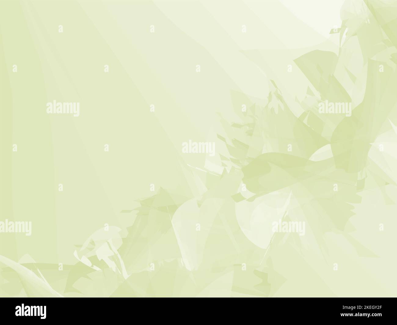 Acquerello sfondo carino arte in verde per la cancelleria e la pubblicità, cosmetici, invito di nozze, biglietti di auguri o per fare elenchi, logo, pianificatori Foto Stock