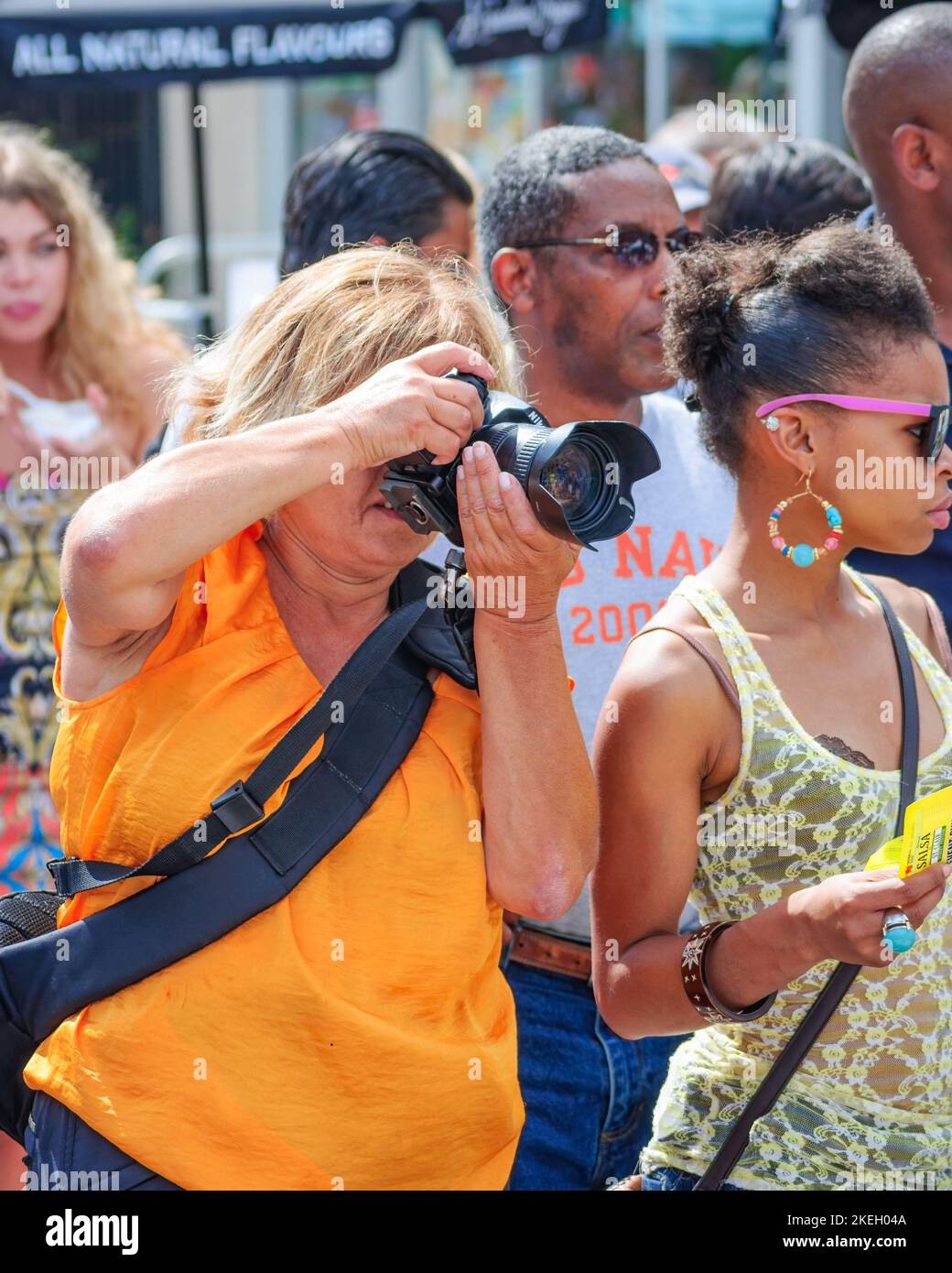 Salsa su St. Clair Avenue West a Toronto, Canada, 2012 Foto Stock