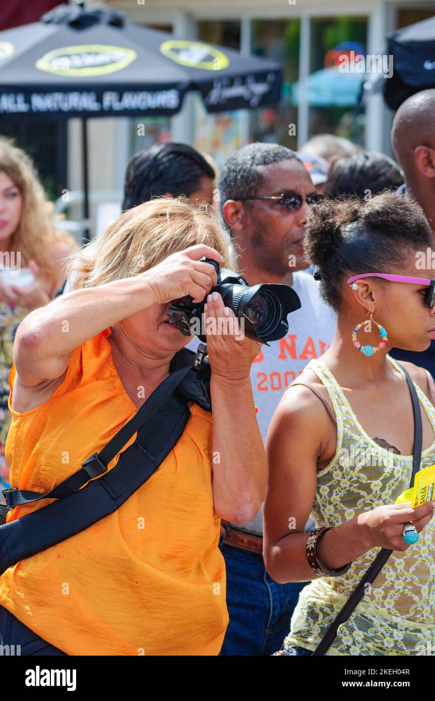 Salsa su St. Clair Avenue West a Toronto, Canada, 2012 Foto Stock