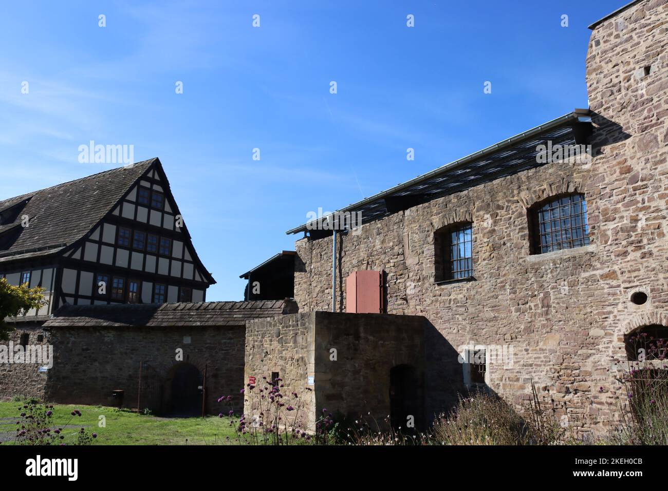 Wasserschloss Wülmersen, Hessen, Deutschland, Hessen, Trendelburg Foto Stock
