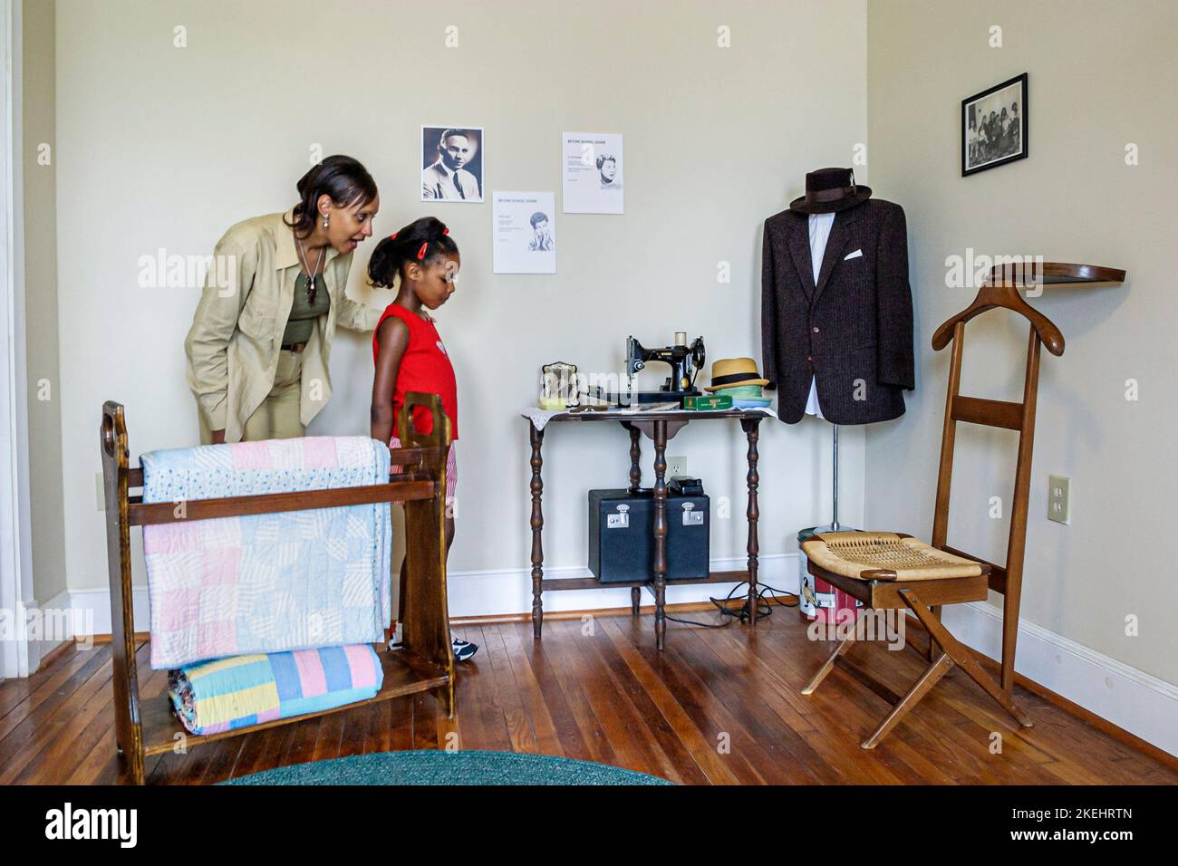 Newport News Virginia, James A. Fields casa case casa case residenza, neri africani minoranza etnica, visitatori viaggio viaggio viaggio t Foto Stock