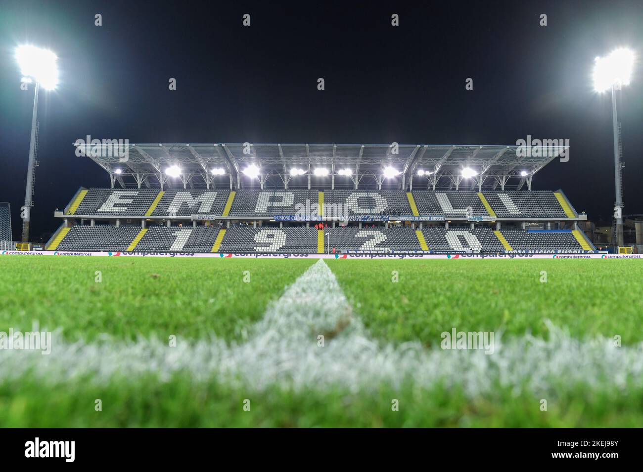 Stadio Carlo Castellani, Empoli, Italia, 11 novembre 2022, Veduta generale dello stadio Carlo Castellani durante l'Empoli FC vs US Cremonese - italian socc Foto Stock