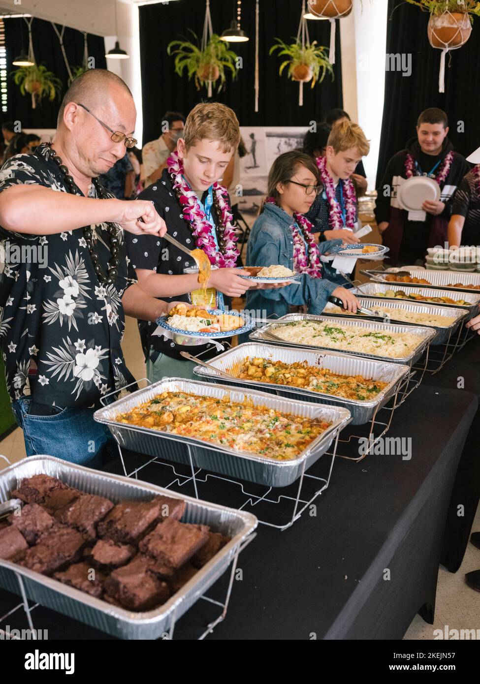 12 NOVEMBRE 2022: Cerimonia dei Future Filmmakers Awards del 42nd° Festival Internazionale del Film di Hawai'i presentato da Halekulani Foto Stock