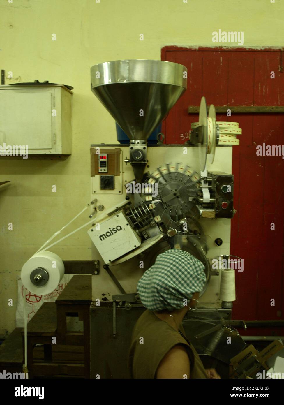 Lavoratore del tè Foto Stock
