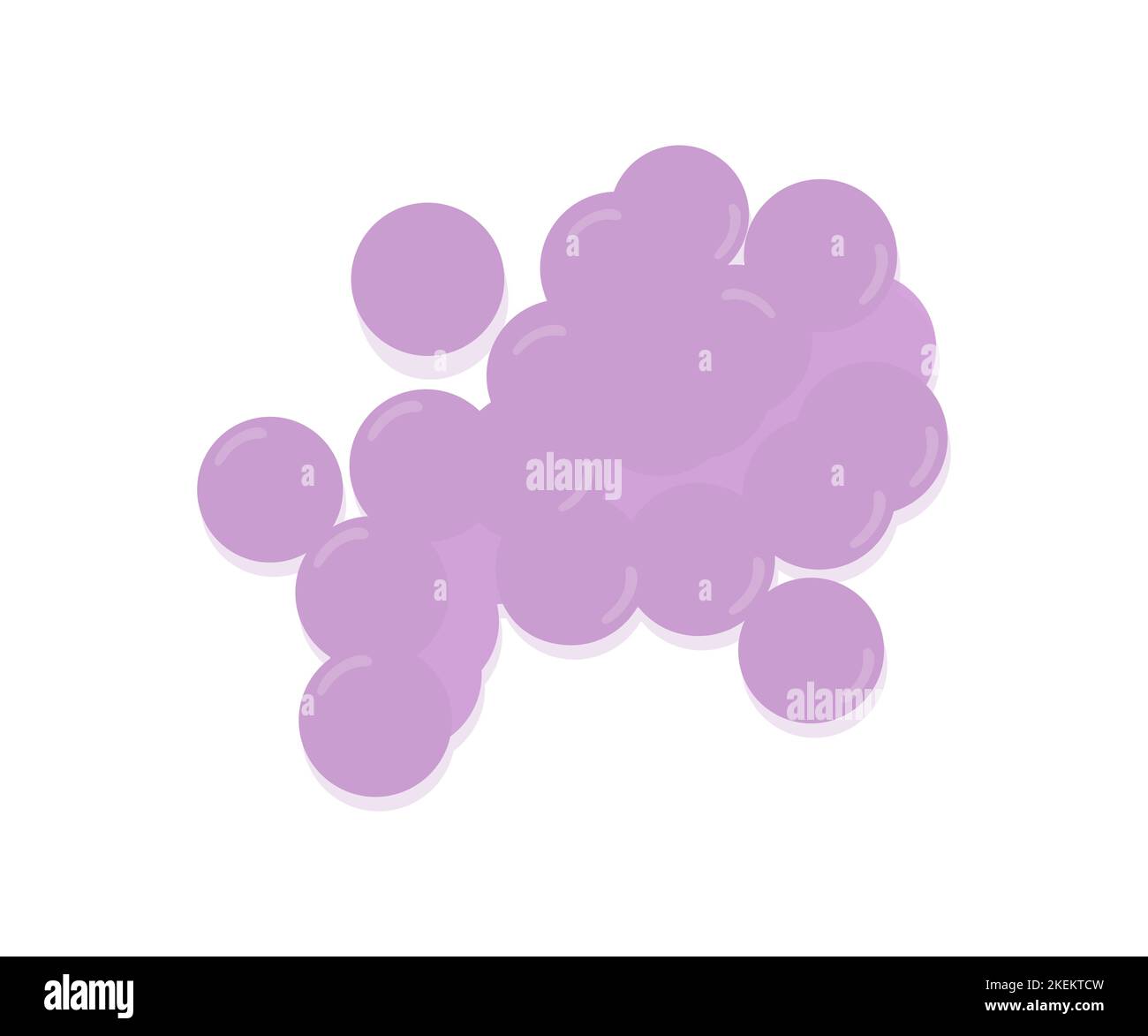 Staphylococcust aureus batteri infezione logo design. Disegno ed illustrazione del vettore delle malattie infettive resistenti agli antibiotici. Illustrazione Vettoriale