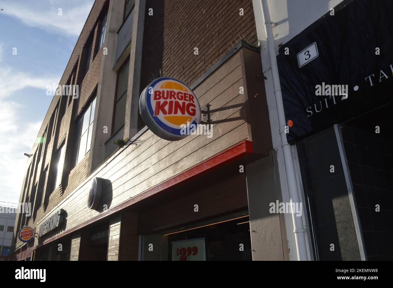 13th novembre 2022, Swansea, Galles, Regno Unito. Burger King a Swansea su Union Street. Foto Stock