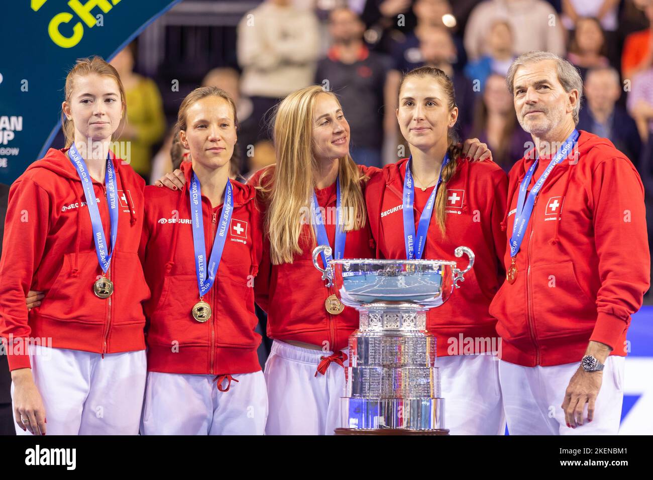 Glasgow, Scozia 13th novembre 2022. L'Australia vince la finale della Billy Jean King Cup 2022. Foto Stock