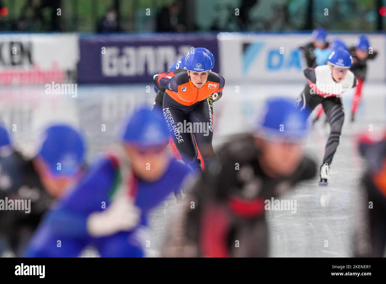 STAVANGER, NORVEGIA - 13 NOVEMBRE: Irene Schouten in gara Speedskating World Cup 1 il 13 novembre 2022 a Stavanger, Norvegia (Foto di Douwe Bijlsma/Orange Pictures) Foto Stock