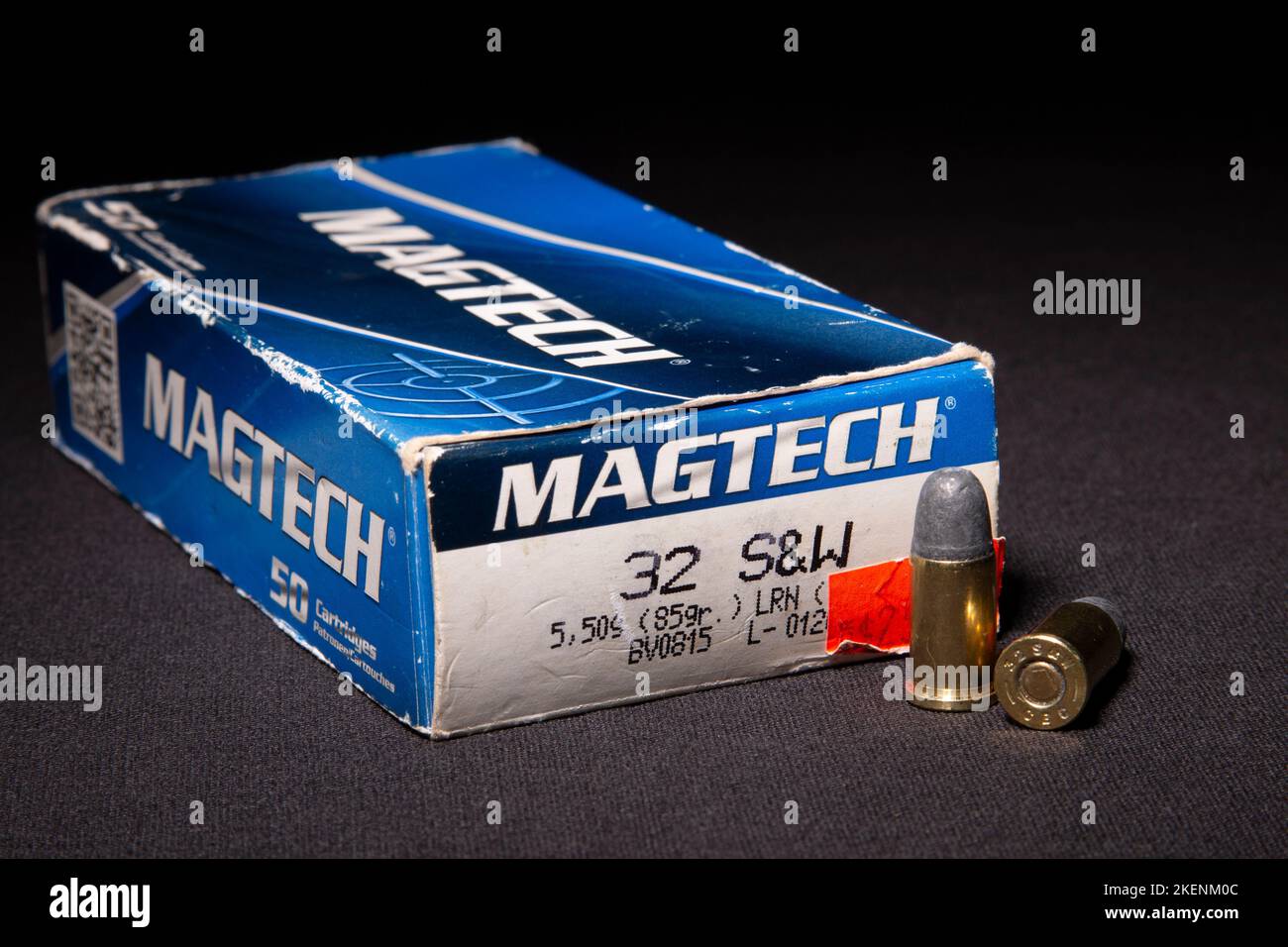 Munizioni Magtech 32 S&W. Foto Stock