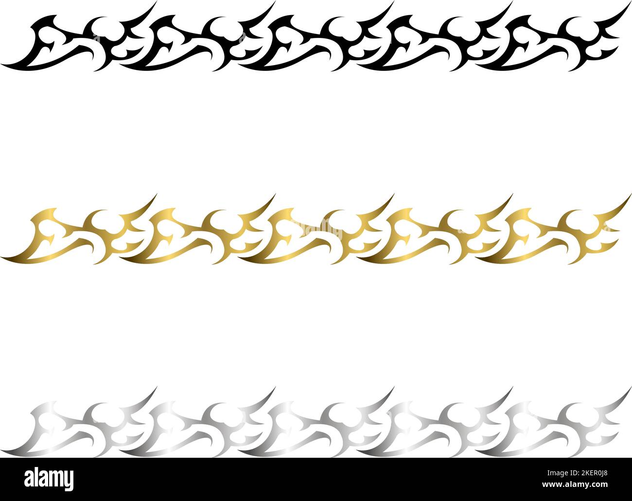 Immagine vettoriale della Tribal Tattoo Arm Band Illustrazione Vettoriale