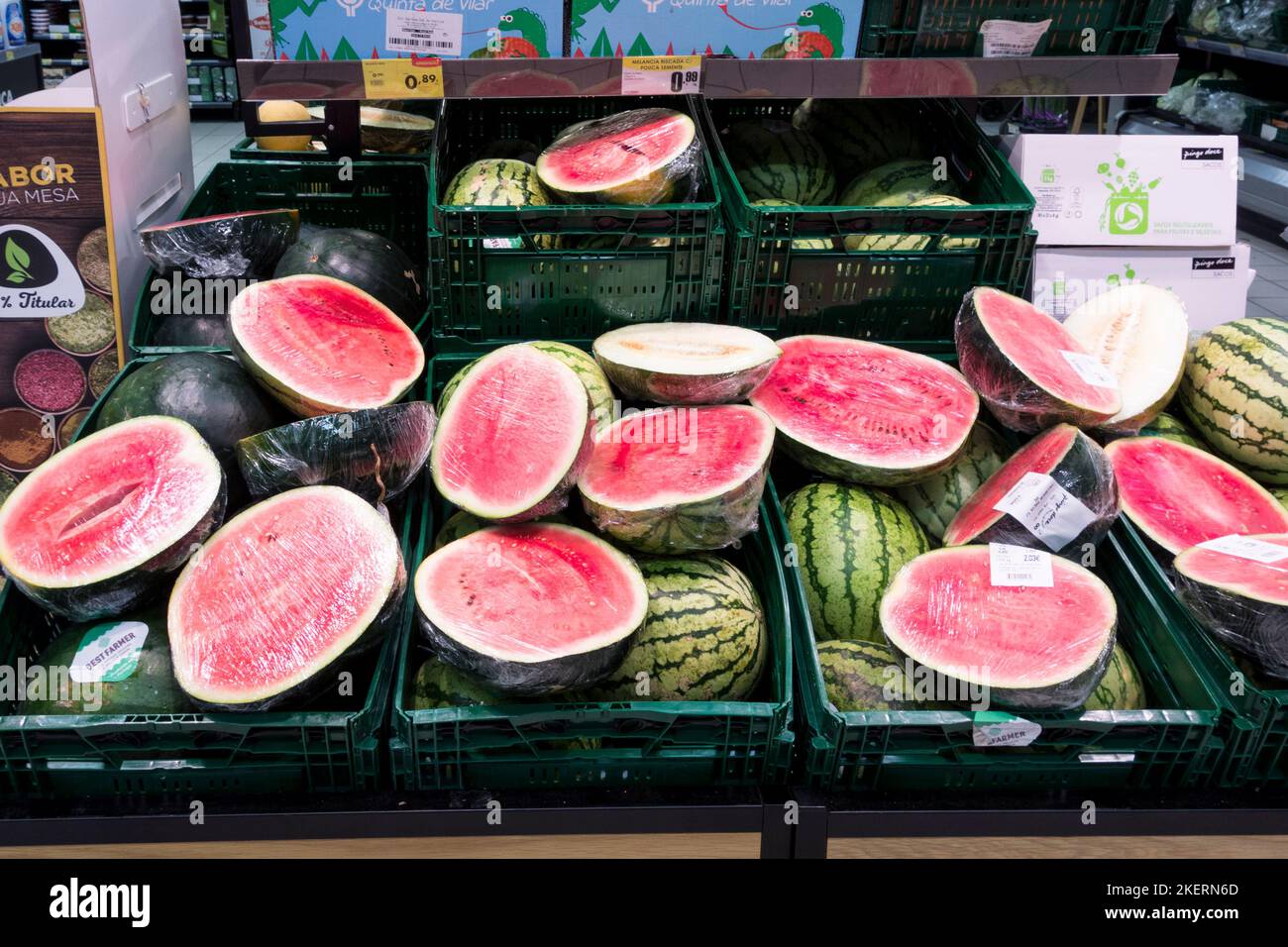 Supermercato Pingo Doce, Tavira, Algarve, Portogallo Foto Stock