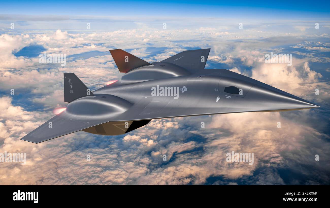 Jet 'Darkstar' ipersonico da 'Top Gun: Maverick Foto Stock