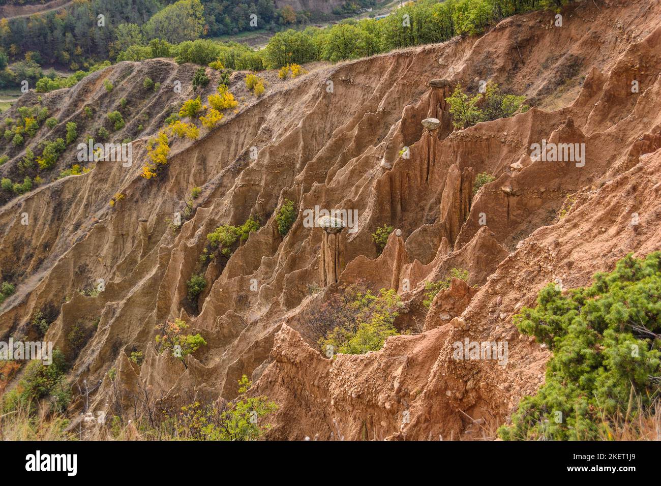 Piramidi di Stob nelle montagne di Rila della Bulgaria. Foto Stock