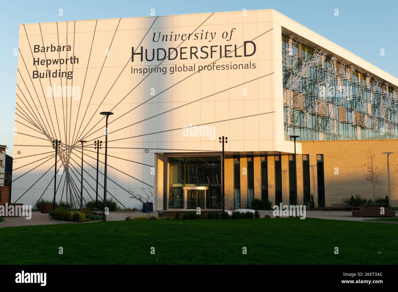 Barbara Hepworth Building, University of Huddersfield, Yorkshire, Regno Unito Foto Stock