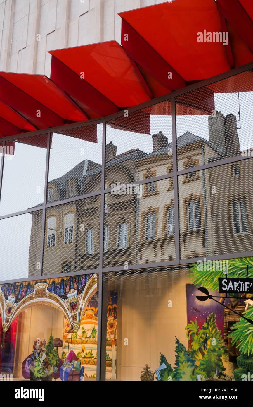 Galeries Lafayette, Metz, Mosella, Lorena, regione Grand Est, Francia Foto Stock