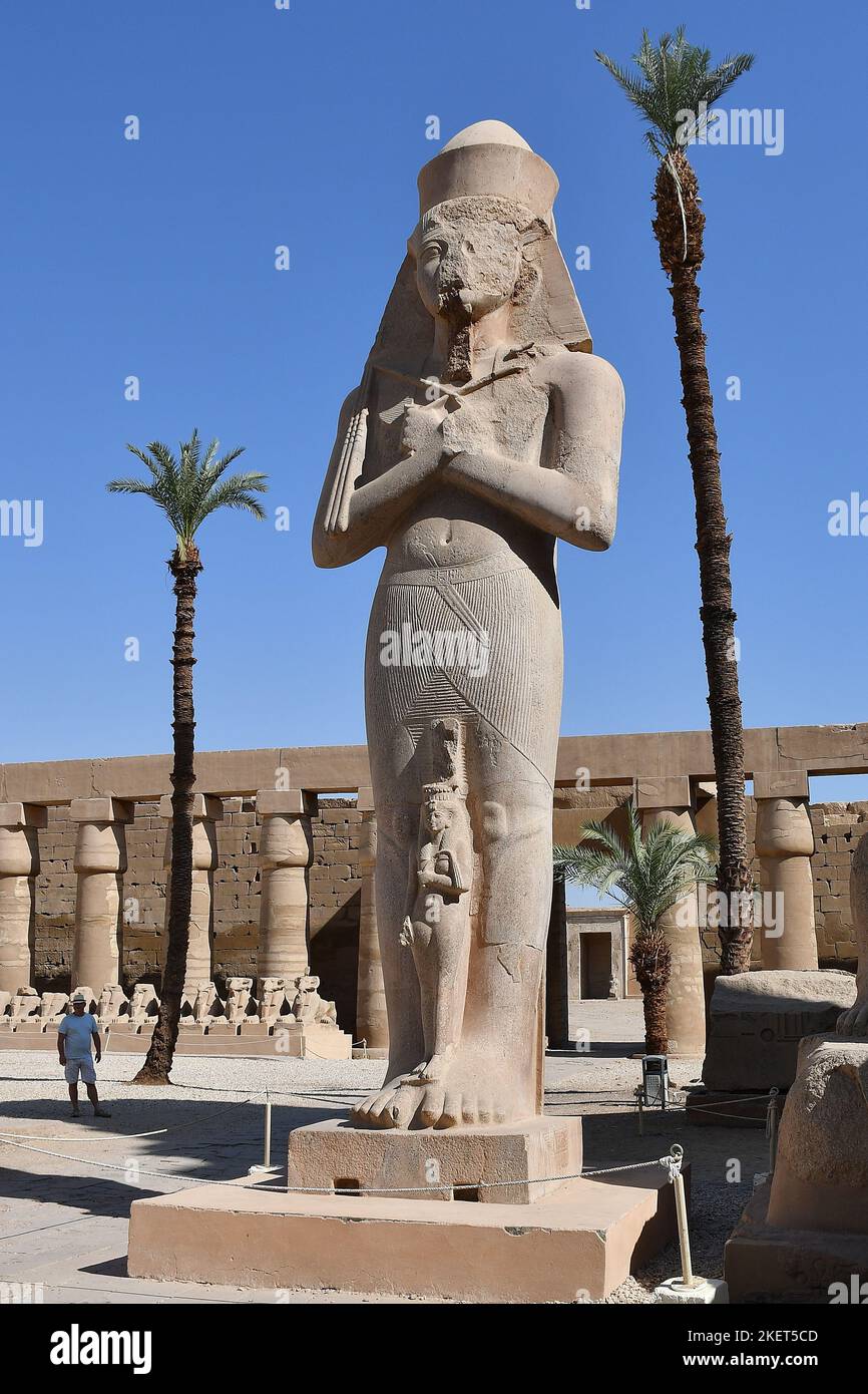 Il complesso del Tempio di Karnak in Egitto, 18 ottobre 2022. (Foto CTK/Petr Svancara) Foto Stock