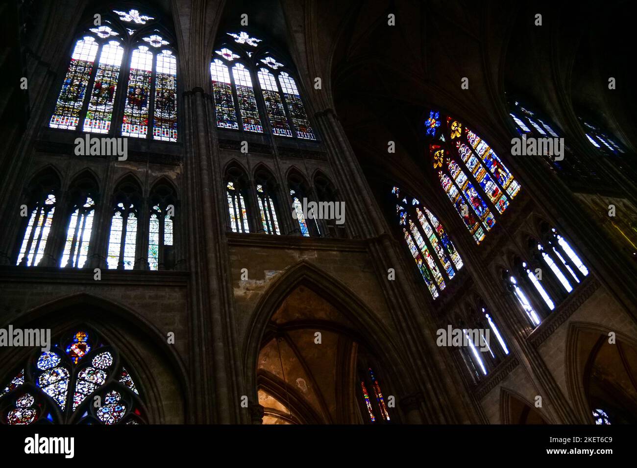 Cattedrale, Metz, Mosella, Lorena, regione Grand Est, Francia Foto Stock