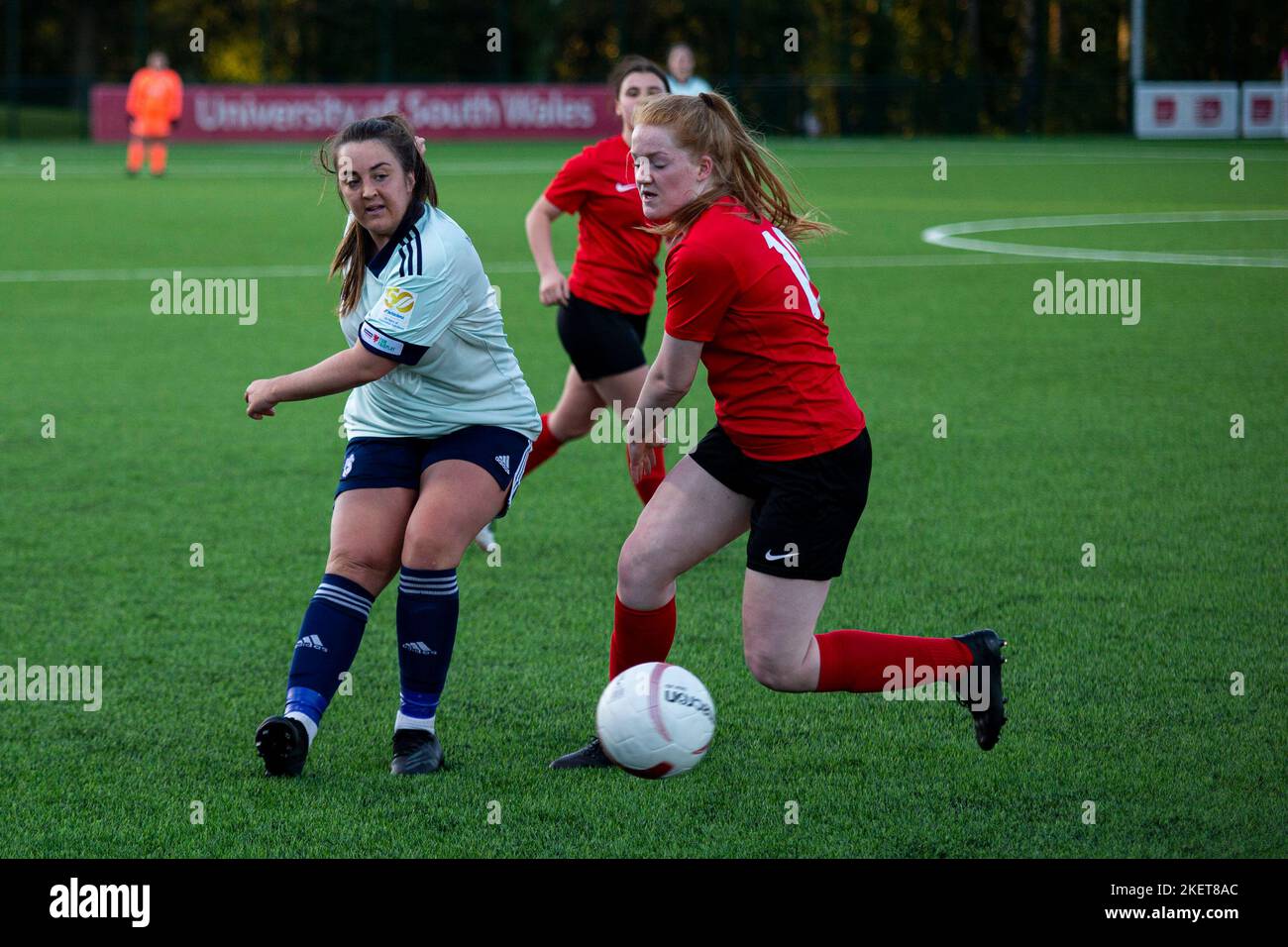 Cyncoed / Cardiff City nella Orchard Welsh Premier Women's League all'USW Sports Park il 6th maggio 2021. (PIC di Lewis Mitchell/YCPD) Foto Stock