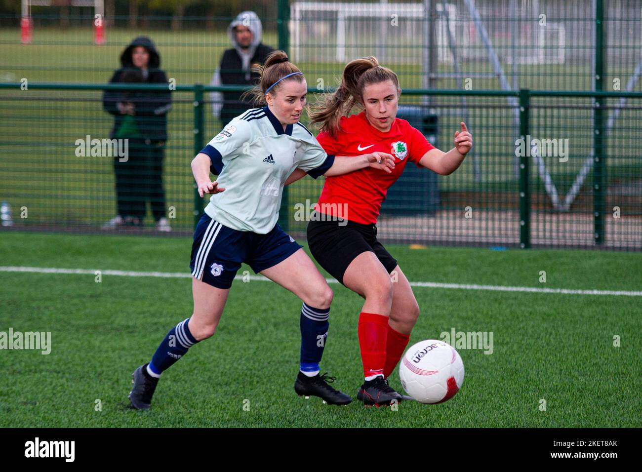 Cyncoed / Cardiff City nella Orchard Welsh Premier Women's League all'USW Sports Park il 6th maggio 2021. (PIC di Lewis Mitchell/YCPD) Foto Stock