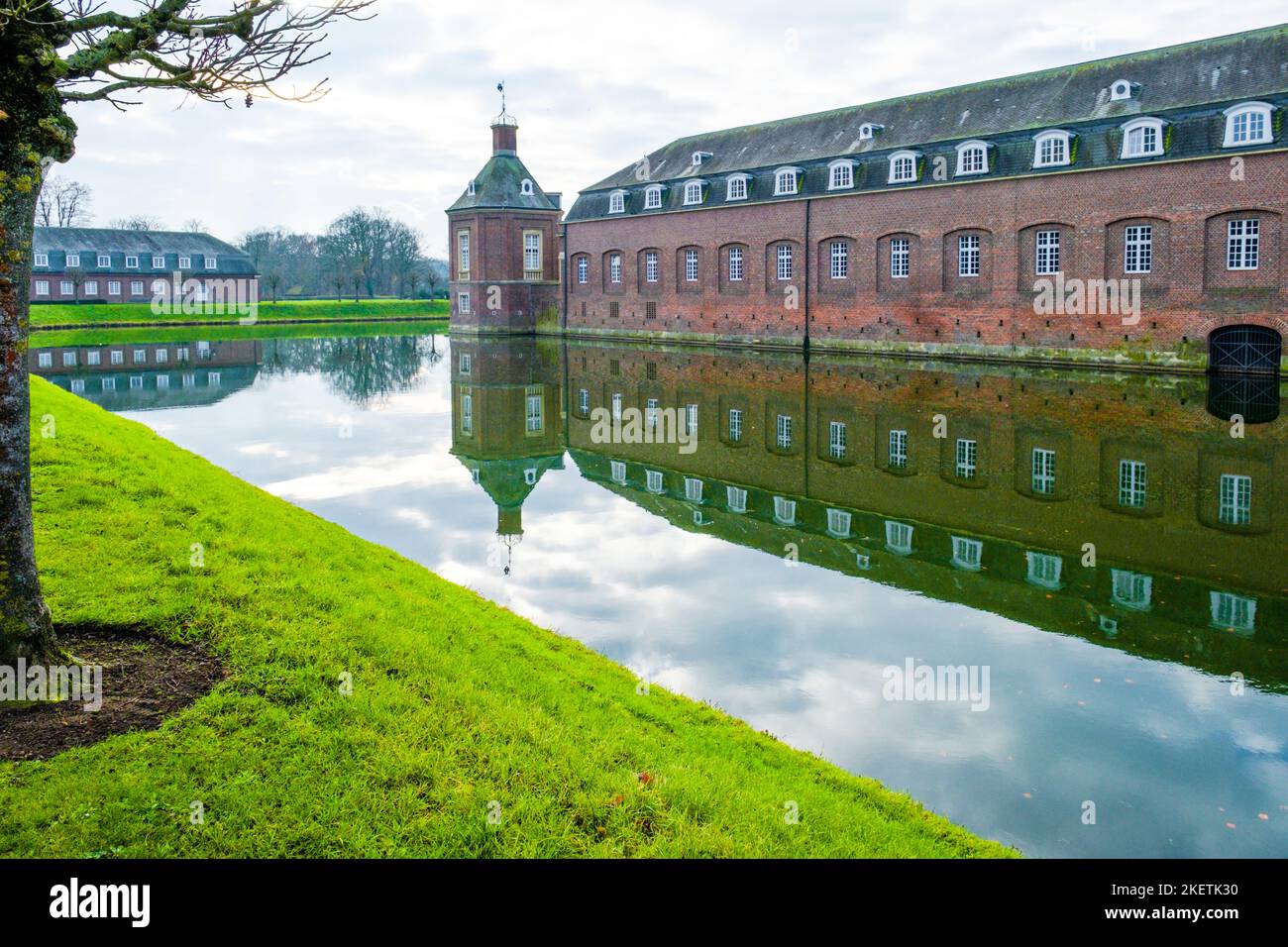 Schloss Nordkirchen, Germania. Conosciuto come il castello di 'Versailles di Westfalia' Foto Stock