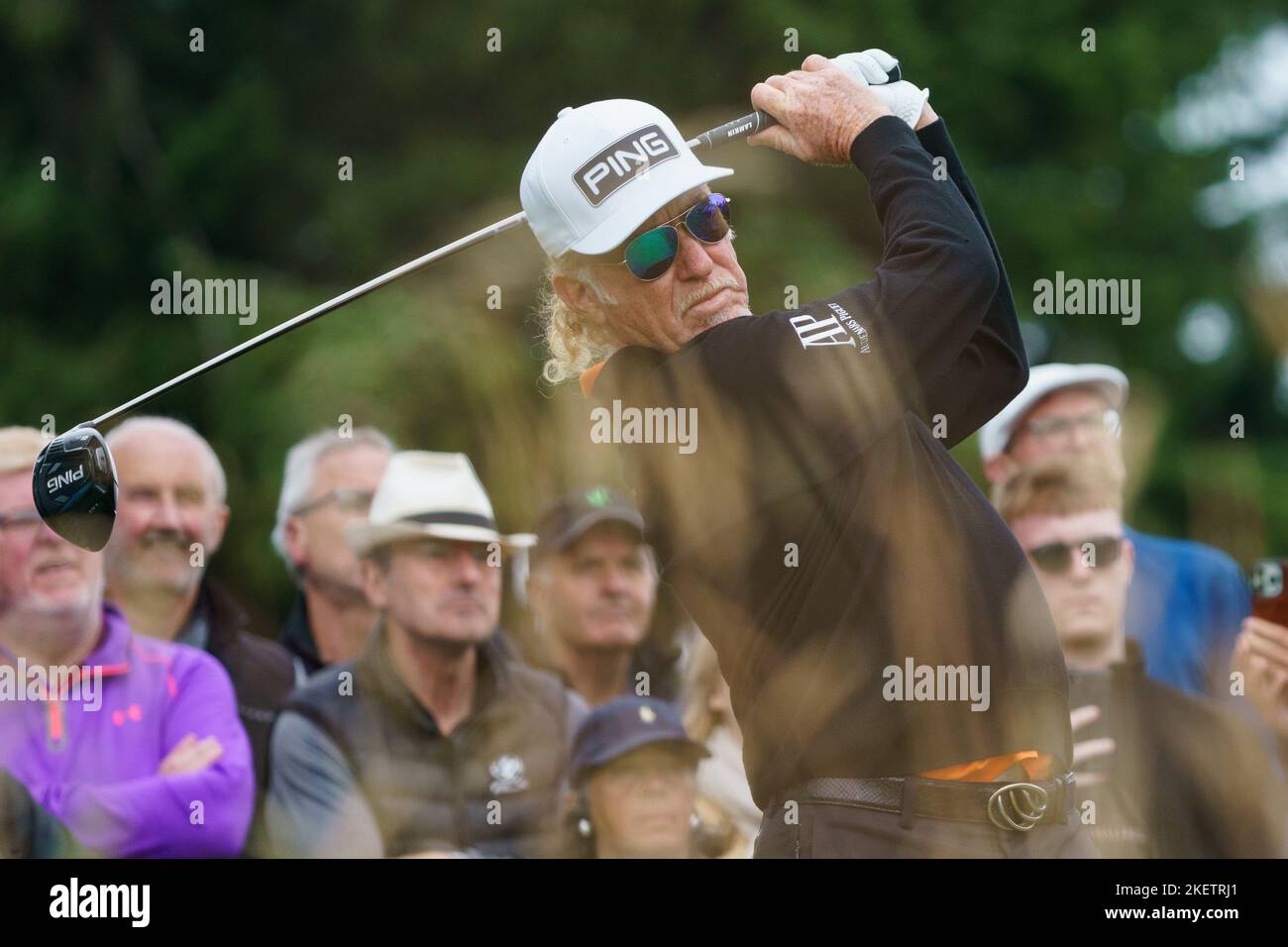 Golfista Miguel Angel Jimenez Foto Stock