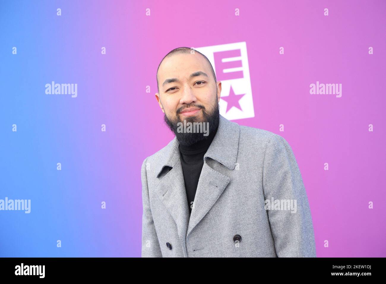 Las Vegas, Nevada, USA. 13th Nov 2022. Vicepresidente esecutivo di strategia di crescita aziendale, operazioni commerciali e strategia di programmazione per BET Brian Rikuda al Arrives for Soul Train Awards 2022 - Part 1, Orleans Arena presso Orleans Hotel and Casino, Las Vegas, NV 13 novembre 2022. Credit: JA/Everett Collection/Alamy Live News Foto Stock