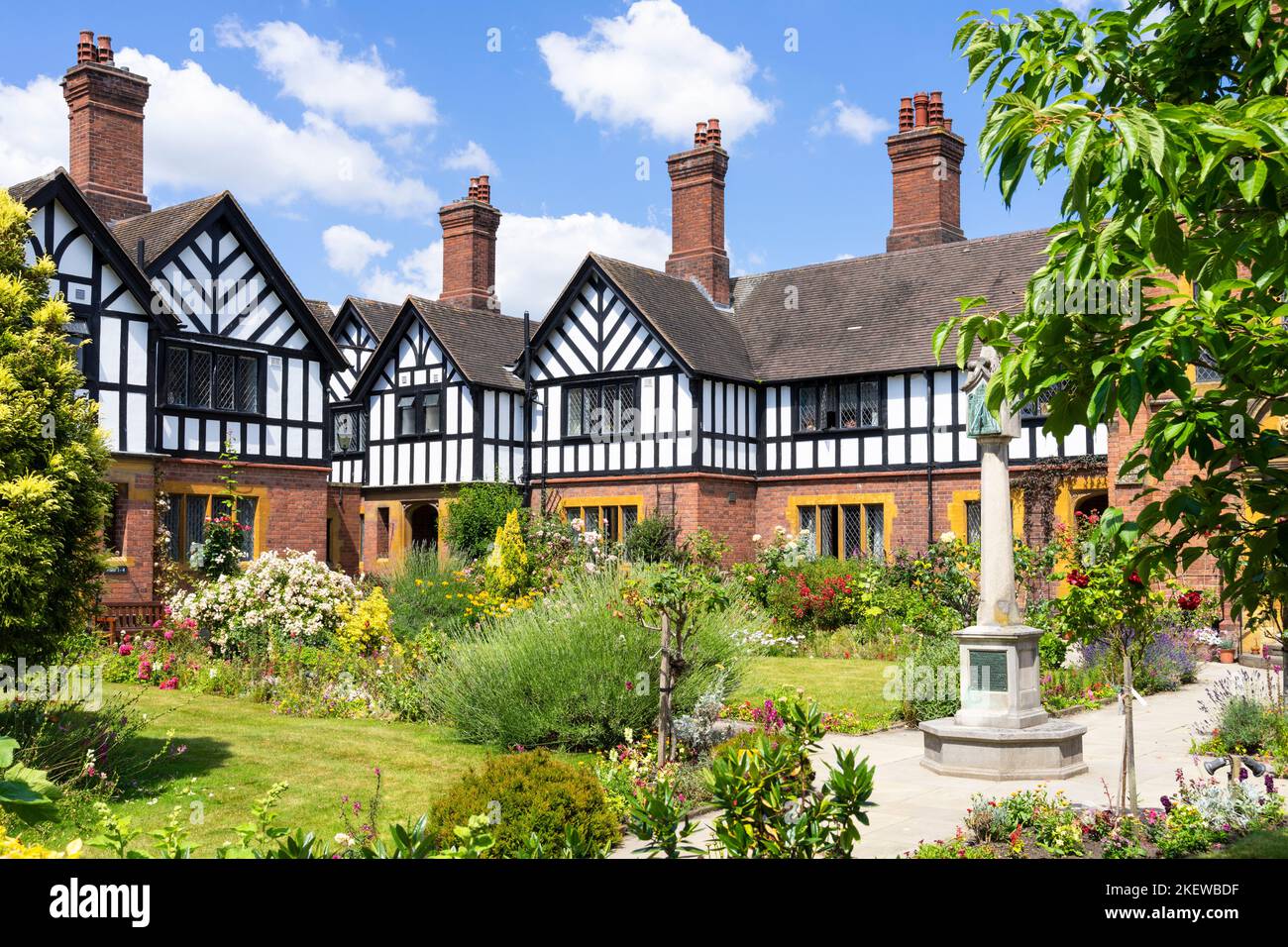 Almshouses UK Worcester Lasletts Almshouses Worcester fa parte di Laslett's Almshouse Charity Union Street Worcester Worcestershire Inghilterra UK GB Europe Foto Stock