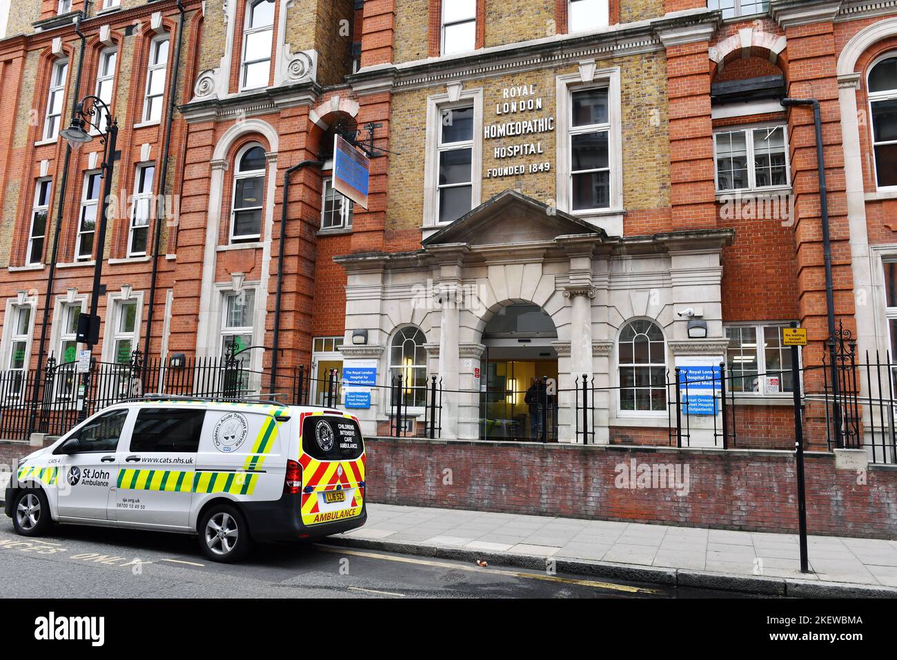 London Homeopathic Hospital - Londra - Inghilterra Foto Stock