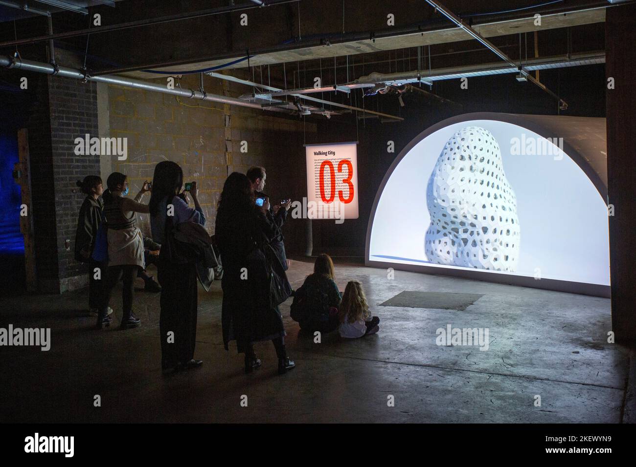 Universal Everything Digital Art & Design presso 180 Studios, London.UK Foto Stock