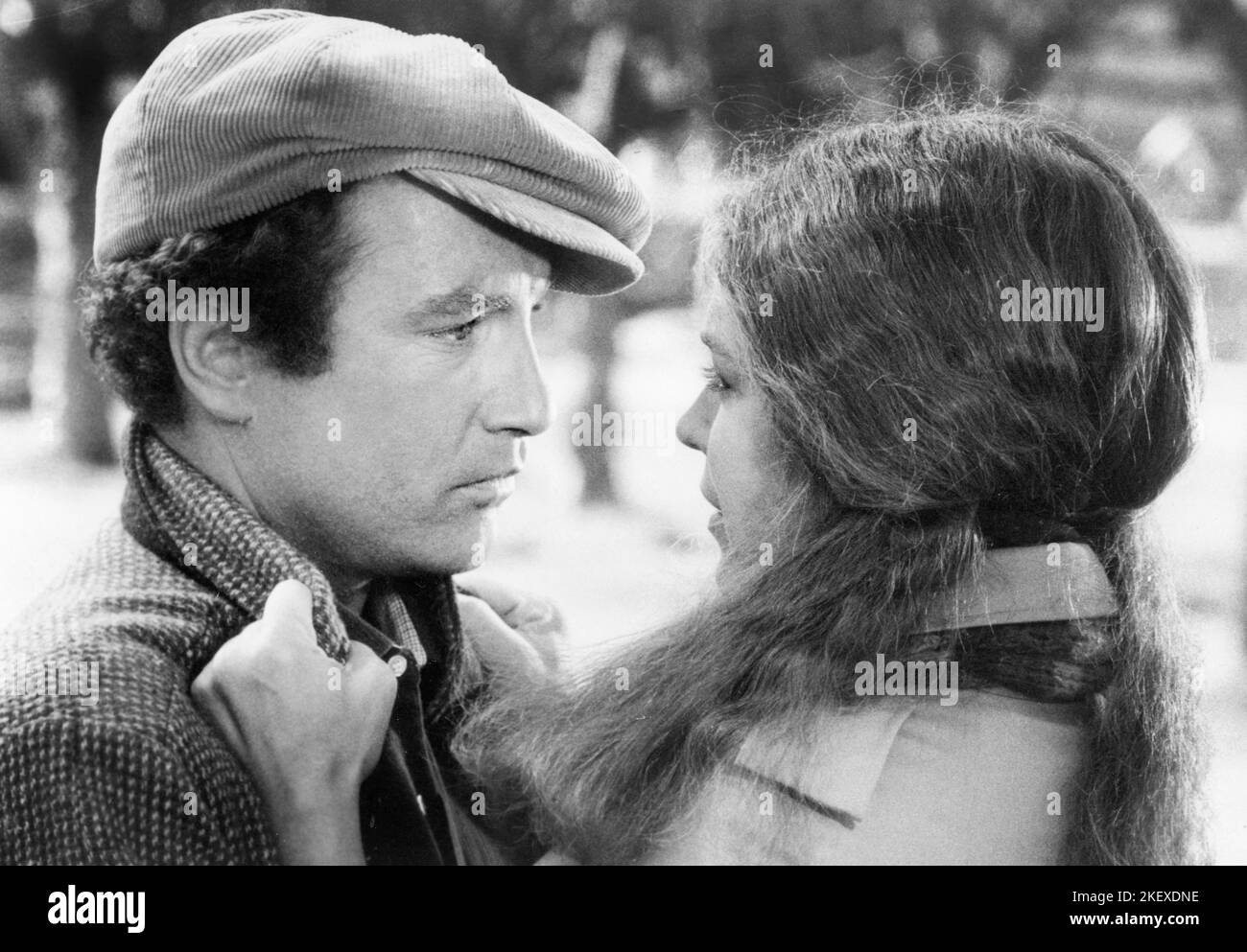 Richard Dreyfuss, Amy Irving, on-set of the Film, 'The Competition', Columbia Pictures, 1980 Foto Stock