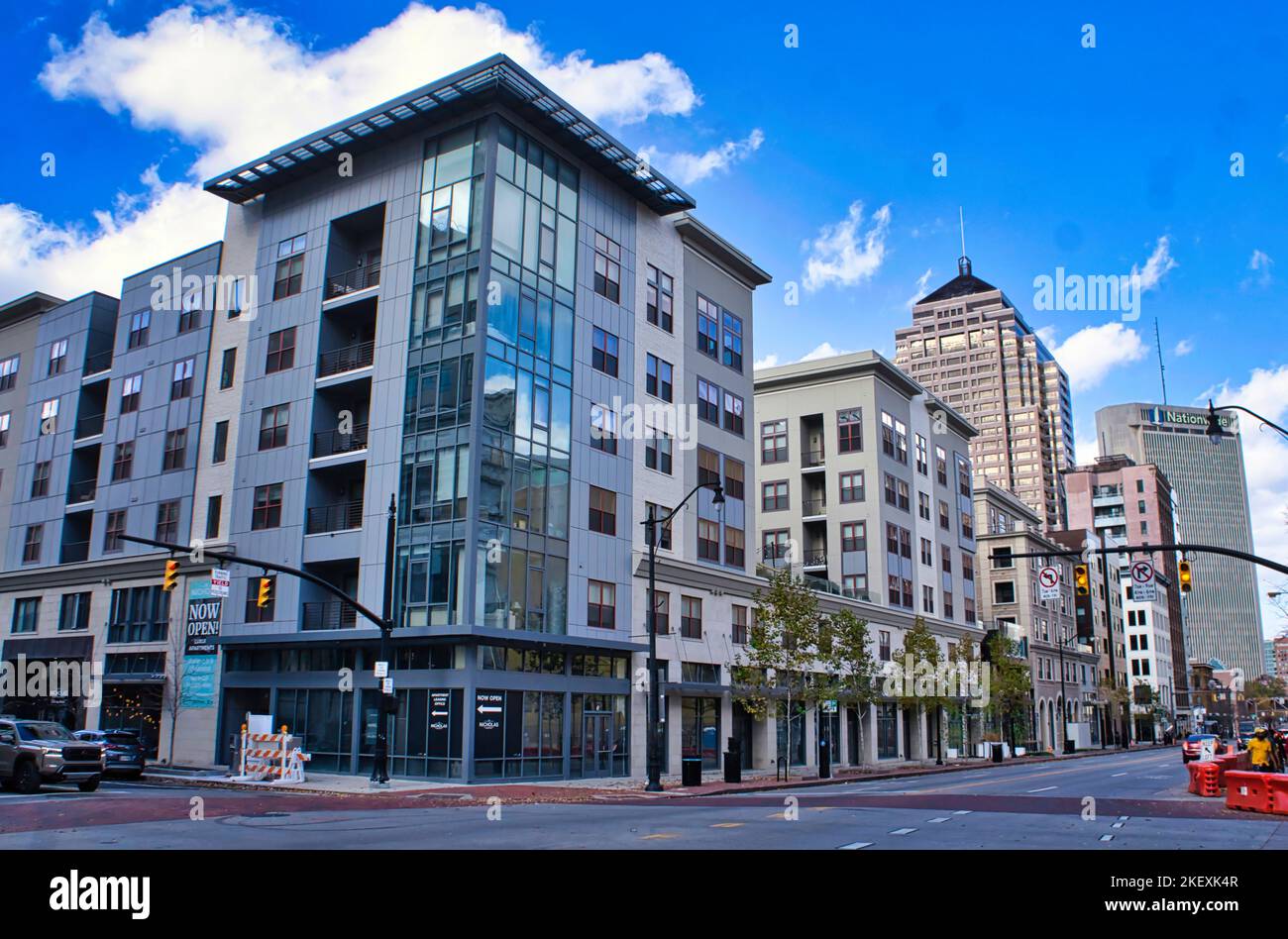 Paesaggio urbano del centro di Columbus ohio USA 2022 Foto Stock